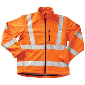 MASCOT® - Warnschutz-Softshelljacke Calgary 08005 48027 001, warnorange, Größe 2XL