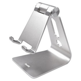 helit - Smartphonehalter the lite stand, 74x83x100mm, silber, H2380100, Aluminium