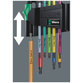 Wera® - Winkelschlüsselsatz, BlackLaser, 9-teilig T8-T40 967/9 TX BO Multicolour 1 SB