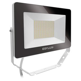 ESYLUX - LED-Strahler 50W OFL/AFL BASIC 3000K ws 1LED 5000lm IP65 mt Konv breitstrahlend