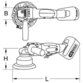 KSTOOLS® - Akku-Poliermaschine, 2.300 U/min 18V, mit 2 Akkus und 1 Ladegerät