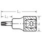 STAHLWILLE® - 3/8" (10mm) Schraubendrehereinsatz Größe M6 L.52mm