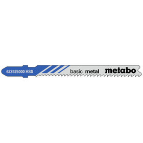 metabo® - 5 Stichsägeblätter "basic metal" 66/ 1,9-2,3 mm, progressiv, HSS, mit Eintauchspitze (623925000)