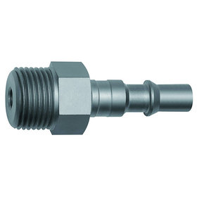 RIEGLER® - Nippel für Kupplungen NW 6, ISO 6150 C, Stahl, G 3/8" A