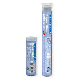 WEICON® - Repair Stick Kunststoff | Reparaturknete mit Trinkwasserzulassung | 57 g | weiß-blau