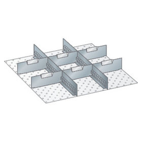 LISTA - Trennwände FH 100 27x27E, 8-teilig