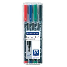 STAEDTLER® - Folienstift Lumocolor 313 WP4 0,4mm sortiert 4er-Pack