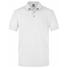 James & Nicholson - Poloshirt Worker JN025, weiß, Größe M