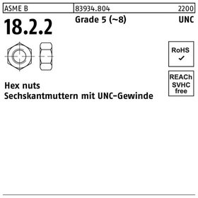 Sechskantmuttern ART 83934 Grad 5 1/4 UNC S
