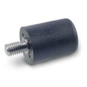 Ganter Norm® - 599.5-14-M6-9 Drehbare Zylinderknöpfe, Achsteil Edelstahl