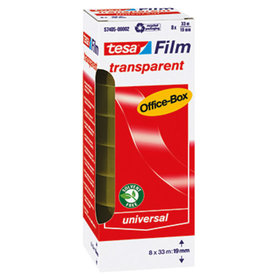 tesa® - Klebefilm film 57405-00002 19mm x 33m transparent 8er-Pack