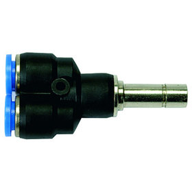 RIEGLER® - Y-Steckverbindung, Stecknippel »Blaue Serie«, Schlauch /Stecker-Ø 4