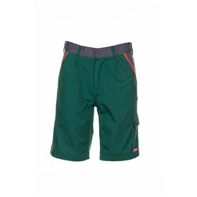 Planam - Shorts 2472 grün/orange/schiefer, Größe XL