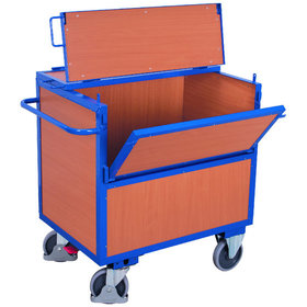 VARIOfit - Holzkastenwagen mit Deckel 500kg 970 x 670mm