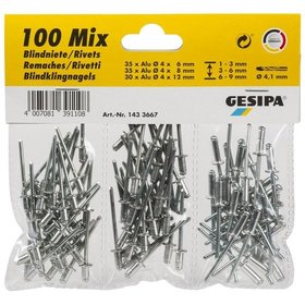 GESIPA® - Blindniet-Sortiment (100-teilig)