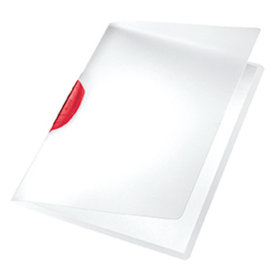 LEITZ® - Klemmmappe ColorClip 41750025 DIN A4 max. 30 Blatt Polypropylen rot