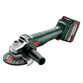 metabo® - Akku-Winkelschleifer W 18 L 9-125 Quick (602249650), metaBOX 165 L, 18V 2x5.2Ah Li-Power + ASC 55