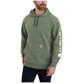 carhartt® - Herren Kapuzensweater SLEEVE LOGO HOODED SWEATSHIRT, elm space dye, Größe XS