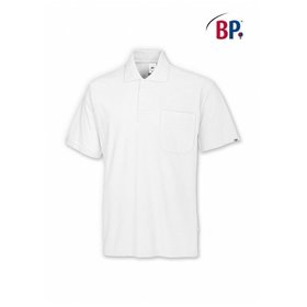 BP® - Poloshirt für Sie & Ihn 1612 181 weiß, Größe 5XL