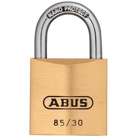 ABUS - AV-Vorhangschloss 85/30 Lock-Tag, Messing massiv