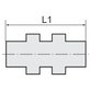 RIEGLER® - Gerade Schottverschraubung, Rohr-Außen-Ø 6mm, Edelstahl 1.4571