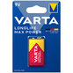 VARTA® - MAX TECH Batterie 9V-Block, 1-er Blister