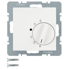 Berker - Raumtemperaturregler S.1/B.3/B.7 ws 1W UP IP20 250V 5-30°C 5A 0,5K