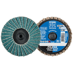 PFERD - COMBIDISC Zirkon Mini-POLIFAN CDR Ø 50mm Z40 für gehärteten Stahl