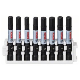 Bosch - Schrauberbit-Set Impact Control, 8-teilig, 4 x H5, 4 x H6, 50mm (2608522332)