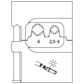 GEDORE - 8140-24 Modul-Einsatz für Multi Contact MC3