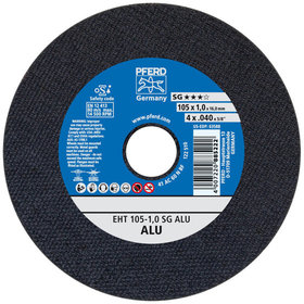 PFERD - Trennscheibe EHT 105x1,0x16 mm gerade Leistungslinie SG ALU für Alu