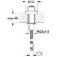 GROHE - Durchführung 27151