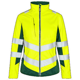 Engel - Safety Damen Softshelljacke 1156-237, Gelb/Grün, Größe XL