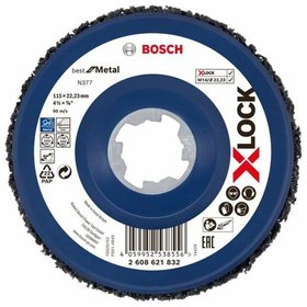 Bosch - X-LOCK Reinigungsscheibe N377 Metall, 115 mm, 22,23mm (2608621832)