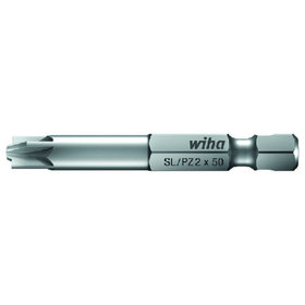 Wiha® - Bit PlusMinus Pozidriv 7049XZ DIN ISO 1173 E 6,3 1/4" SL/PZ2x50mm