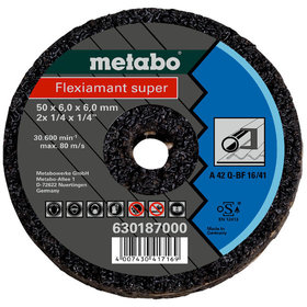 metabo® - Kleinschruppscheibe Flexiamant Super 50x6,0x6,0 Stahl (630187000)