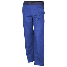 qualitex® - Bundhose basic 2-farbig kornblau/marine Größe 44