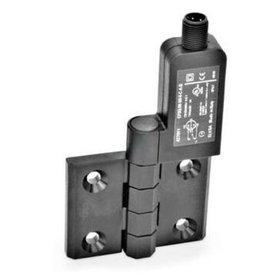 Ganter Norm® - 239.4-70-53-SR-AS Schaltscharniere mit Anschlussstecker