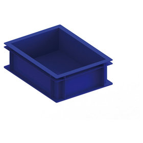 META® - Kunststoffkasten 400x300x120mm blau Gew. 62kg stapelbar PP