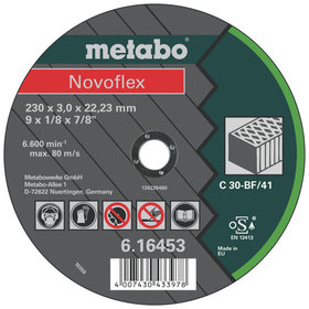 metabo® - Novoflex 230X3,0X22,3 Stein, Trennscheibe, gerade Ausführung (616453000)
