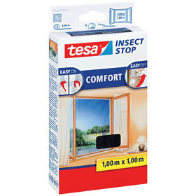 tesa® - Fliegengitter anthrazit 2x0,65m:2,2m Tür Comfort