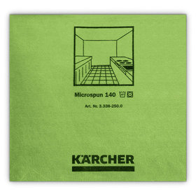 Kärcher - Mikrofasertuch Microspun grün