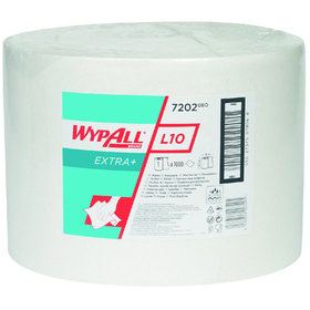 WYPALL® - Wischtücher EXTRA+ L10, Großrolle, 1.000 Tücher,38 x 24 cm, weiß