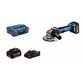 Bosch - Akku-Winkelschleifer GWX 18V-7 mit 2x Akku GBA 18V 4.0Ah in L-BOXX