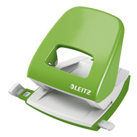 LEITZ® - Bürolocher NeXXt, hellgrün, 50080050, Stanzleistung: 3,0mm, 30Blatt