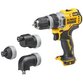 DeWALT - Akku-Bohrschrauber DCD703NT-XJ, 4 Köpfe, 12 Volt