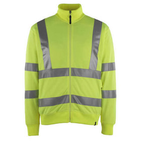 MASCOT® - Maringa Sweatshirt mit Reißverschluss SAFE CLASSIC, hi-vis Gelb, Größe 2XL