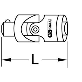 KSTOOLS® - BRONZEplus Kardangelenk 3/4" 85mm