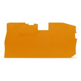 WAGO® - Abschluss-/Zwischenplatte Serie 2016 rastbar orange