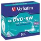 Verbatim® - DVD-RW 43285 4x 4.7GB 120Min Jewelcase 5er-Pack